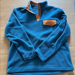 Zyia Blue and Tan Pullover